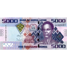 P32b Sierra Leone - 5000 Leones Year 2013